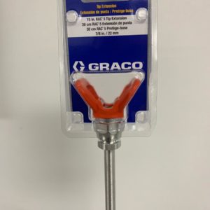 Extensión Graco airless de 38cm con guarda naranja 243296