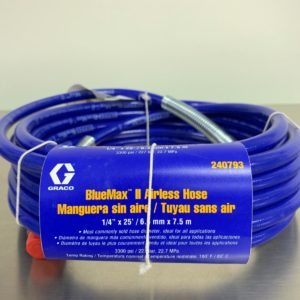 Manguera Graco airless Blue Max para 3,300 psi de 1/4"x 7.5m