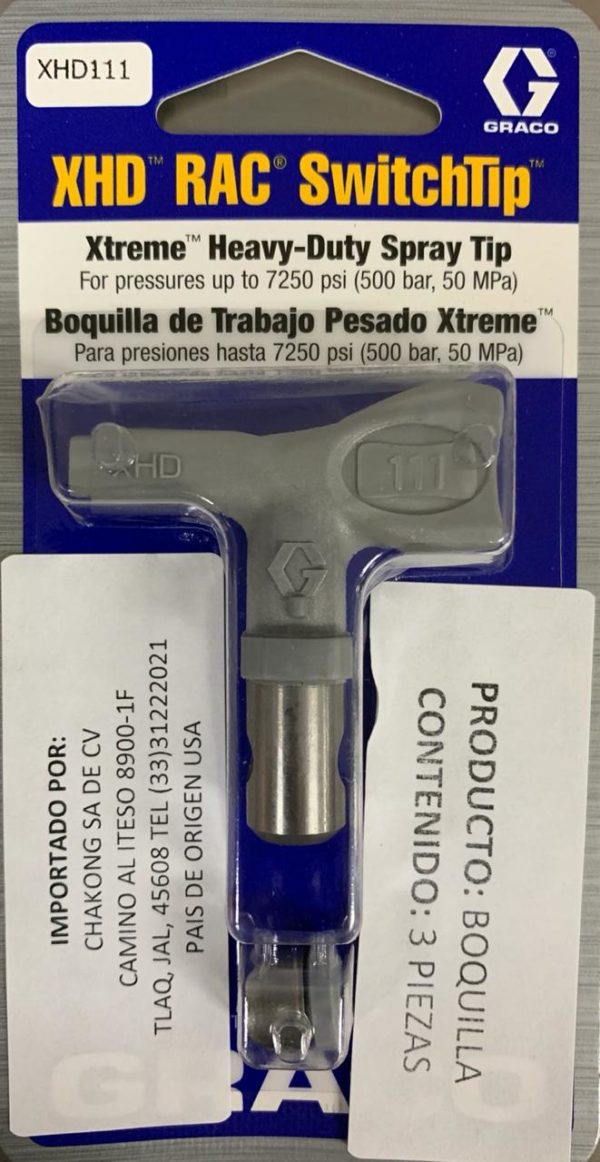 Boquilla Graco gris XHD111 - Graco Mexico Boquilla Graco gris XHD111 - Graco Mexico