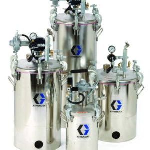 Olla de presión Graco de 10 galones en acero inoxidable
